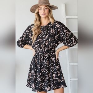Dotsy Dot Knee Length Dress